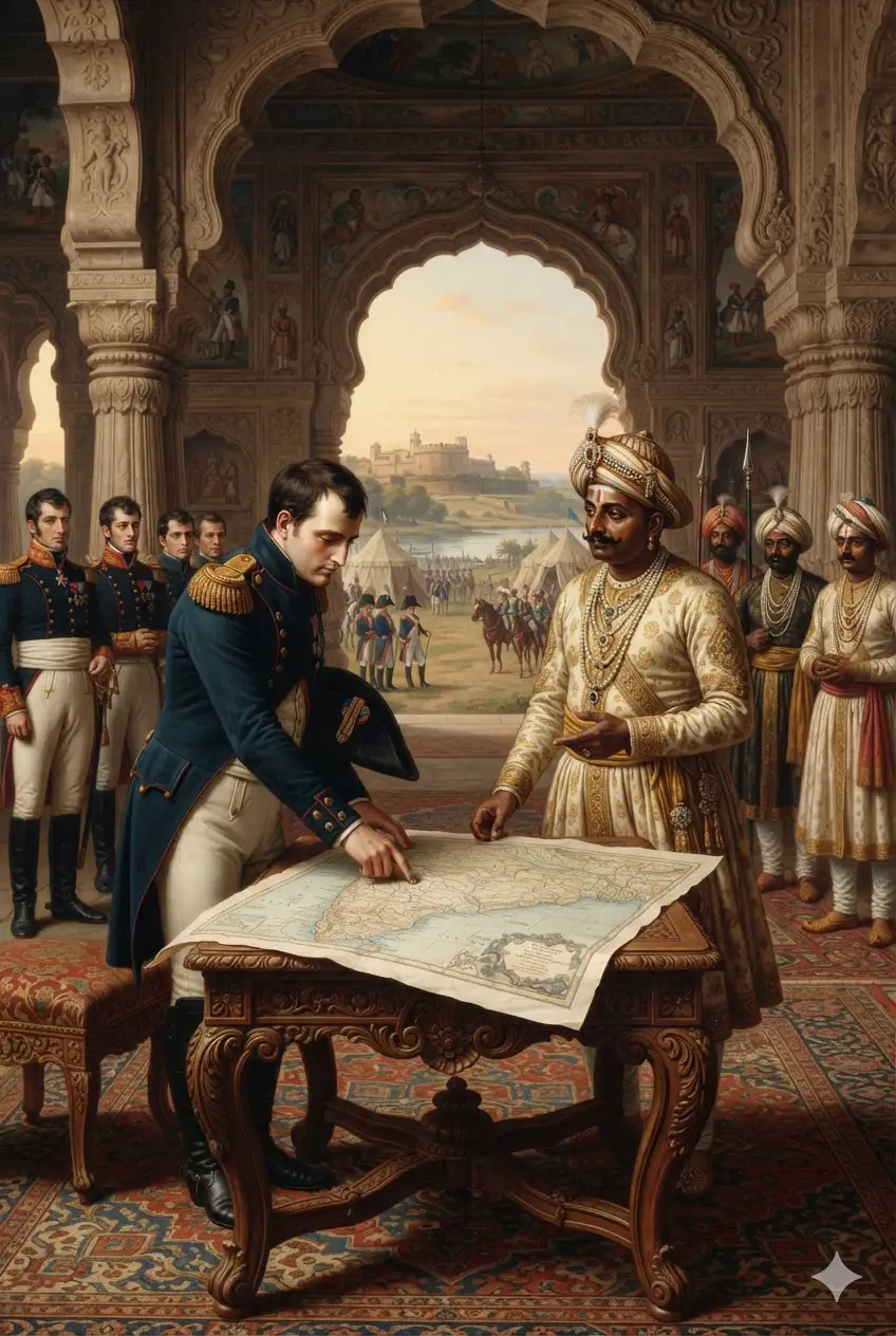 Napoleon Joins Tipu Sultan Against the British