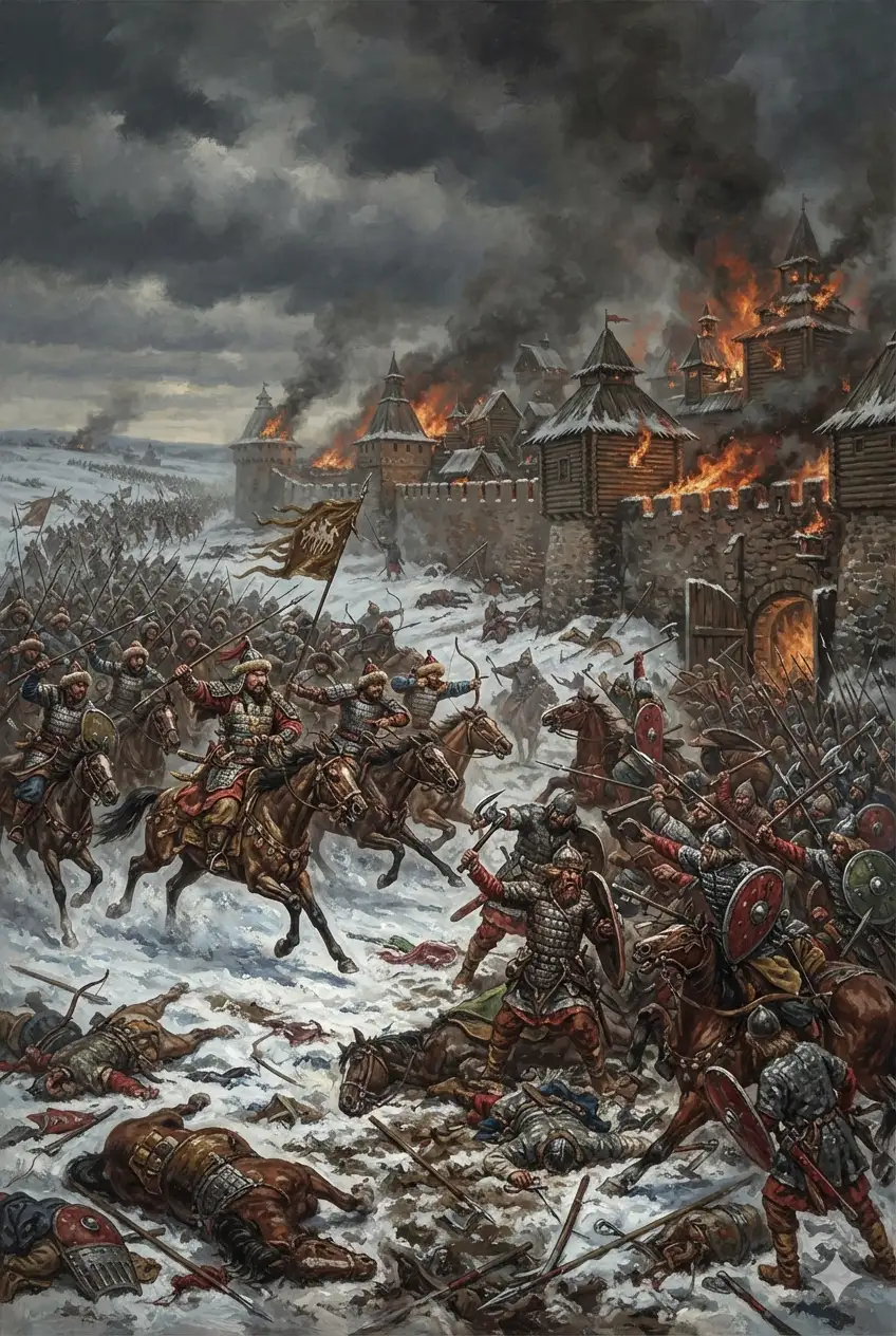 Genghis Khan Invades Rus and Europe