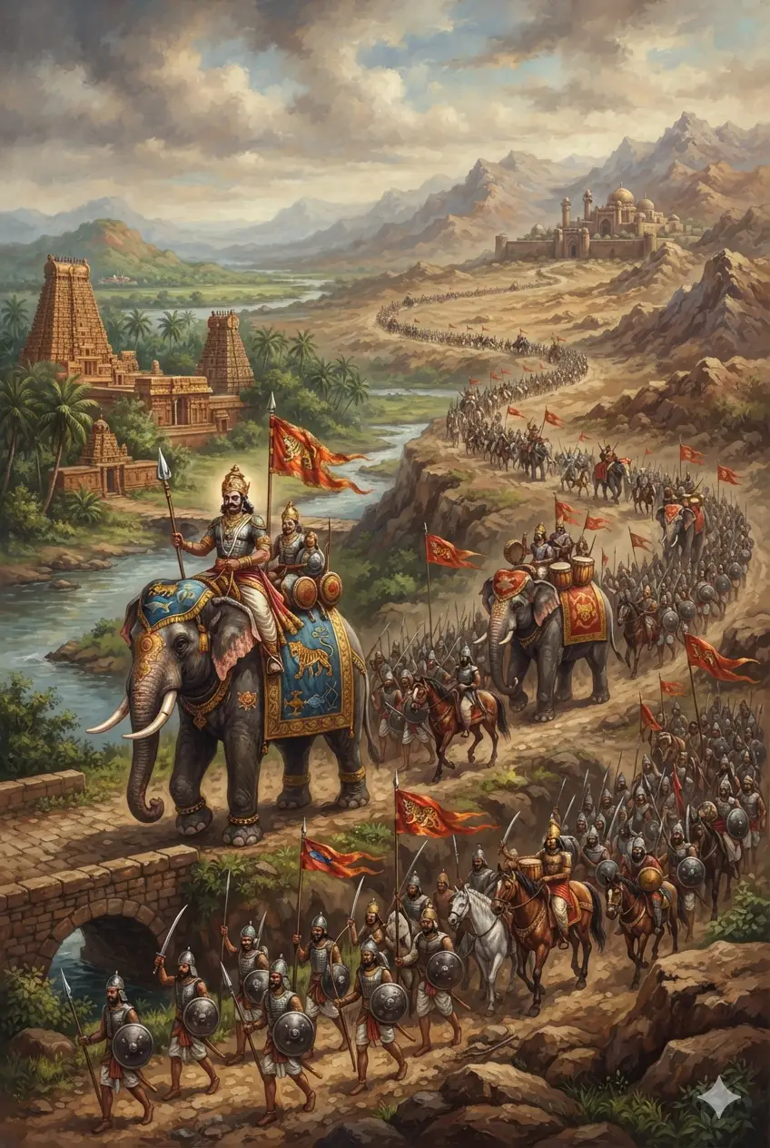 Rajendra Chola's Great Campaign from South India to Ghazni