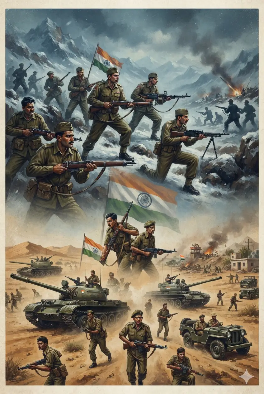 India's Early Post-Independence Wars Without Nehru as Prime Minister